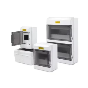 3 Phase Power Distribution Box IP66 Protection Surface Mount DB Box Copper Earth Bar 650C Fire Resistance Electric Equipment