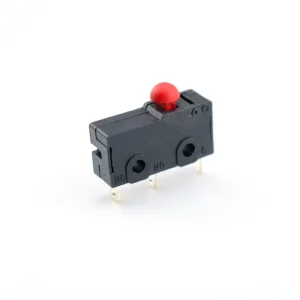 3 Pin Mini Micro Limit Switch with Round Button 5A 250VAC Snap Action for Home Appliances & Industrial Control
