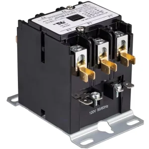 3 Pole 50 AMP AC Contactor Definite Purpose Relay for HVAC System Replacement Spare Part