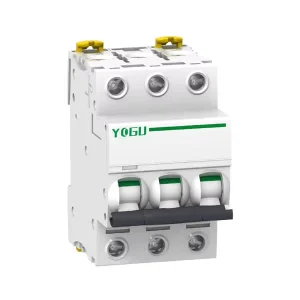 3 Pole 80A Miniature Circuit Breaker for Industrial Power Switching