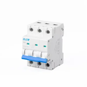 3-Pole Miniature Circuit Breaker (Model YSTH2-125) 100A 6kA PA66 Li Industrial Use DIN Mounting IEC Certified