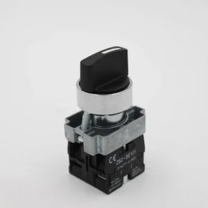 3 Position Brass & Metal 2NO Push Button Switch XB2 BD53 with 22mm Selector Switch IP53 Screw Terminal Max. Current 10A