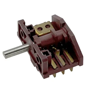 3 Position Rotary Selector Switch High Temp Bakelite 16A Brass Contact for Oven Heater Cooker Power Mode Replacement