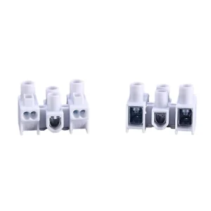 3 Way Steel Contact Plug In Terminal Block for Automotive Ballast Electrical Connections Screw Type