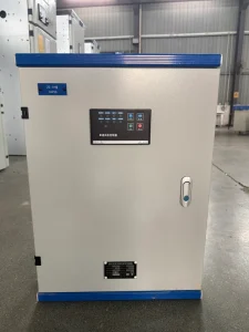 3 phase 4 circuit Low voltage Power Distribution Box Cabinet IP40 Protection Customizable Voltage Current Surface Mounted