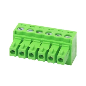 3.5/3.81mm green female pluggable terminal block 15EDGK-3.5/3.81