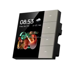 3.5 Inch Touch Smart Screen Smart Home Switch TUYA Zigbee Remote Control Wifi Wall Switch Hotel Home Products Light Switch