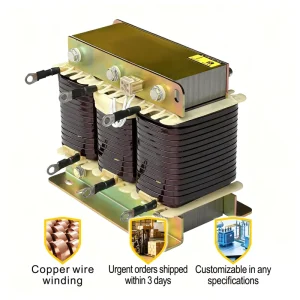 3.5kVar Low Voltage Three Phase Series Filter Reactor (Iron Core Copper) Transformer & Capacitors Reactor 0.48kV 50/60Hz 30dB