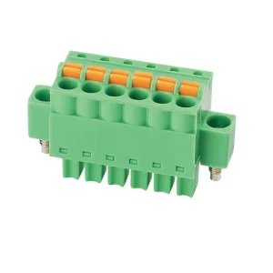 3.5mm, 3.81mm Pitch Pluggable Terminal Block PCB Connector Female XY2500FTS, 2500FDS, DEGSON15EDGKDM, Spring Screw