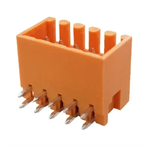 3.5mm Pitch PBT Material High Temperature Right Angle Double Pin Header Terminal Block WJ15EDGRHSC-3.5