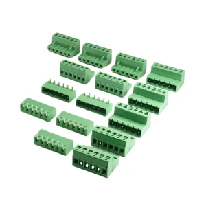 3.81/3.50mm 15EDG Male 2 ~ 24 Pin Plug in Terminal Block PCB 2/3/4/5/6pins 2EDGK 5.08mm Pluggable Terminal Block Connectors