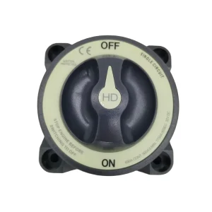3001 HM New Heavy Duty Single Circuit 32V 325A 2 Position Battery Disconnect Switch with AFD for Marine Car Boat