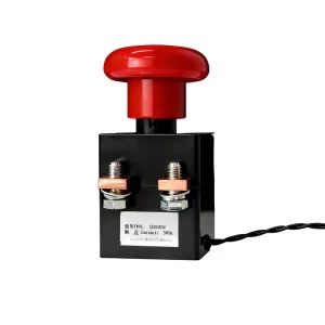 300A 400VAC 80VDC SPST NC Emergency Switch 2 Pin Screw Terminal for EV Engineering Machine Safety Disconnect Emergency Protect
