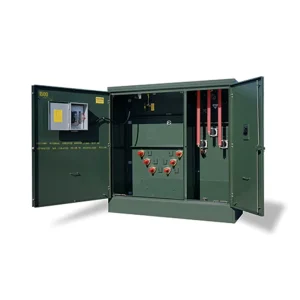 300KVA Pad Mounted Three Phase Step Down Transformer Compact Substation Weatherproof for Residential Area