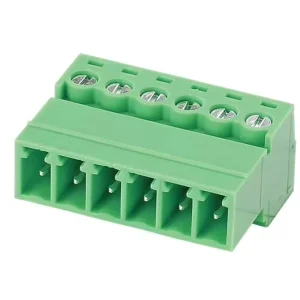 300V 3.81mm Pitch Brass Plug-in Male Female Wire to Wire Pluggable Terminal Blocks Connector