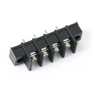 300V PA66 10A Barrier Terminal Blocks Strip 7.62mm Pitch with Screw PCB Electrical Connectors for Industrial Use