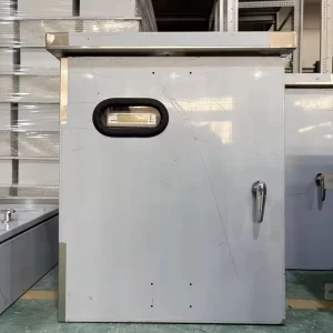 304 Stainless Steel Electrical Enclosure Box Outdoor Rainproof Power Distribution Meter Box for Solar PV Plant
