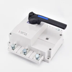 30KA 3 Pole AC1000V IP20 Rated Copper Silicone Rubber Isolator Solar DC Disconnect Switch 50 60Hz 125 400A