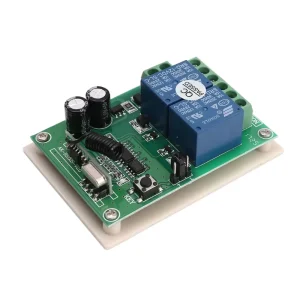 315 433MHz 12V Remote Switch Two Channel Remote Control System for Light Motor Garage Door Remote