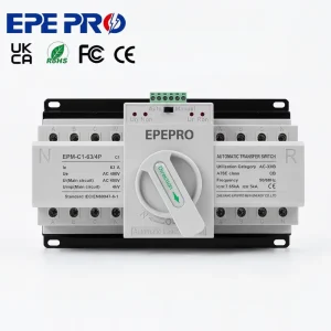 32A 63A 4P Automatic Transfer Switch ATS Dual Power Controller AC400V Three Phase Changeover Switch