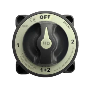 32V 500A Selector 4 Position 3 Poles Battery Switch Gray Color 3002