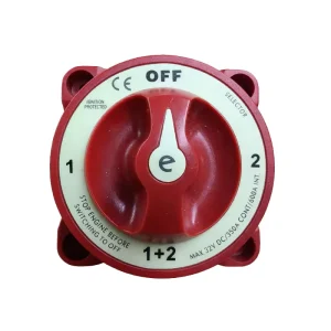 32VDC 350 Amp Isolator 1 2 1+2 OFF Selector 4 Position Terminal for Motorhomes