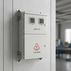 35 50KW IP65 PV Grid Tied Distribution Box Galvanized Steel Photovoltaic Grid Connection Cabinet with Meter & Collector