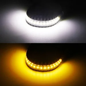 36LED Ring Flash Indicator Light Motorcycle Turn Signal Flash Car Warning Light