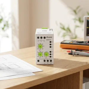 380VAC Voltage Protective Relay On off Delay Time 0.1s-10s Under Voltage High Voltage Protection Relay Device