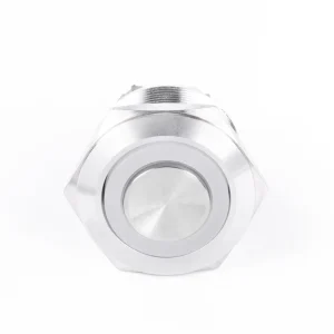 3A 25mm 12V 24V LED Metal Push Switch Buttons CNC Momentary IP65 Waterproof Stainless Steel Metal Push Button Switches