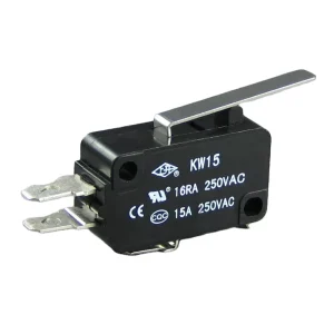 3A 5A 250V KW11 Short Lever Micro Switch T125 Micro Limit Switch for Remote Control