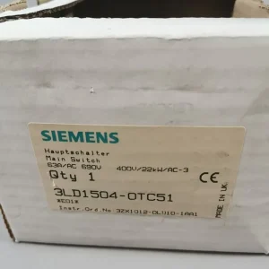 3LD1504 0TC51 Disconnect Switch 3LD Series for PLC