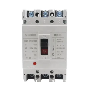 3P 100A 3 Pole Smart Circuit Breaker MCCB 400V 50/60HZ Three-phase 35KA Breaking Capacity CE Certified Thermal-Magnetic