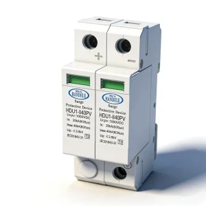 3P 40KA Solar System DC 600V 800V 1000V PV Surge Protective Device T2 3 Poles SPD CE Certified HDU1-II40PV