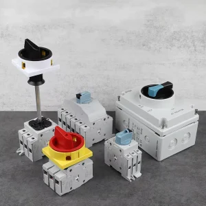 3P 4P 690V 16/20/32/40/63/80/100A Isolator Switch Padlock Disconnect Selector with ON-OFF Panel Power Control