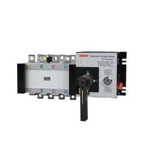 3P 4P Automatic Transfer Switch With Handle 63A 100A Changeover Switch ATS Switch