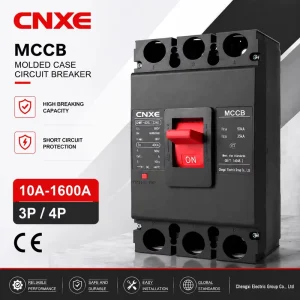 3P 4P MCCB Industrial Molded Case Circuit Breaker AC Electrical Protection Switch Factory Direct