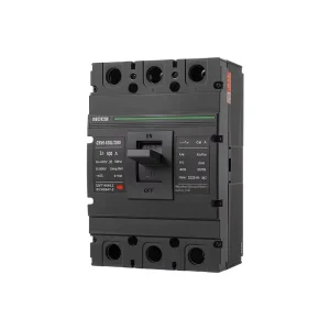 3P 4P Plastic Case Circuit Breaker 100A Three phase 4 wire 400A Air Switch 380V Electronic Type