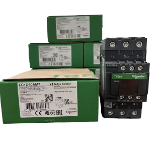 3P 50A Contactor 220VAC 3-Pole AC Contactor 400A Main Circuit IP20 LC1D50AM7