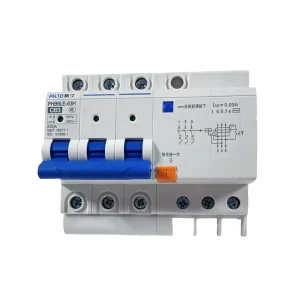 3P 63A RCCB Earth Leakage Circuit Breaker with Overload Protection