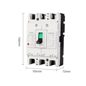3P Molded Case Circuit Breaker NF125 SV MCCB Circuit Breaker 63 100 200 250 320 500 630A 3 4Poles