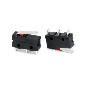 3PIN Vertical Micro Limit Switch with Lever Microswitch Micro Switches Product Category