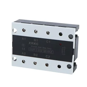 3Phase Solid-state Relay DC Control AC 60A 80A 100A SSR-3 032 High-power Industrial-grade Module 3-32VDC AC380C CE CCC