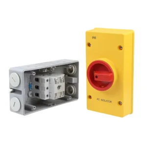 3Pole 4Pole 63A 440V Disconnecting Switch AC Load Isolator IP66 Power Cut Off Switch Accessories