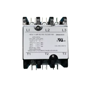 3Pole 60 Amp 24VAC Copper Coil AC Magnetic Electrical Contactor Definite Purpose Air Conditioner Contactor