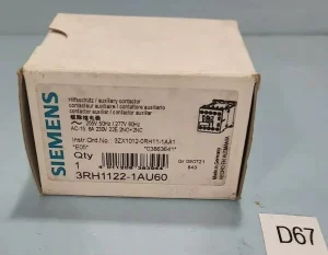 3RH11221AU60 Auxiliary Contactor