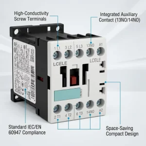 3RT Series CE Certified AC Contactor 9-125A 24-415V 3-Phase 50/60Hz for AC Motor Applications