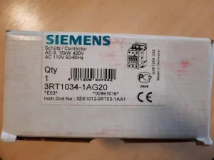 3RT10341AG20 contactor