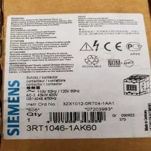 3RT10461AK60 Contactor