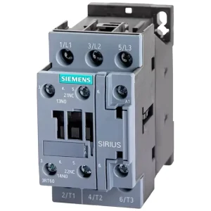 3RT6026 1AN20 IEC Contactor 3 Pole 25A 11kW 1NO+1NC 220VAC Coil Power Contactor for Motor Control